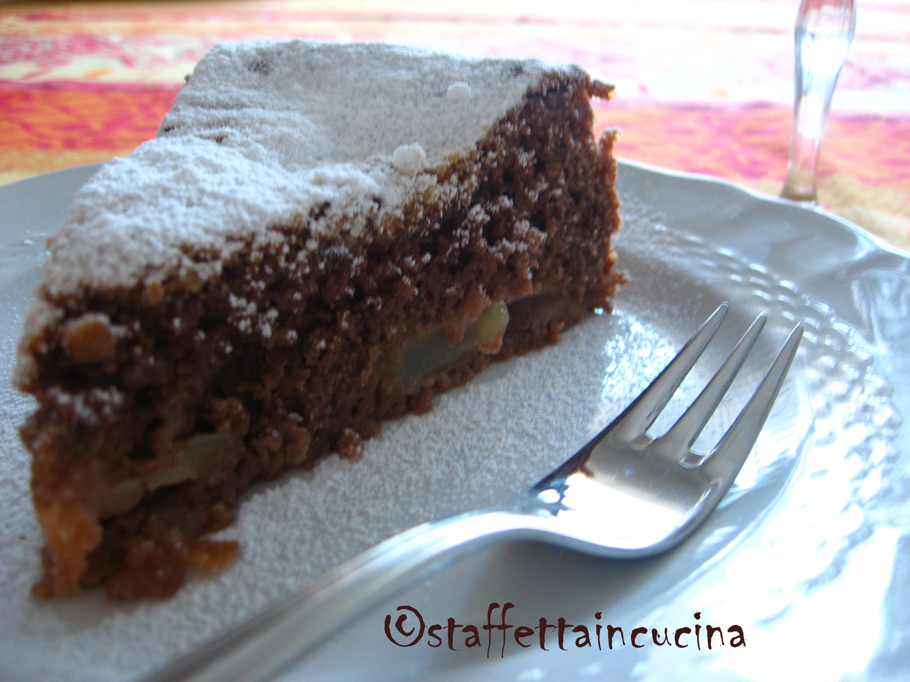 Tegn et billede Tag telefonen stout Torta 10 cucchiai cioccolato e pere | Di una bontà infinita