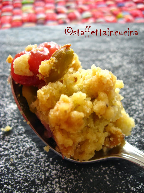 crumble di ciliegie