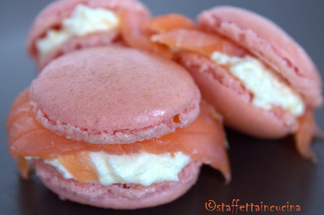 macarons salati salmone e limone