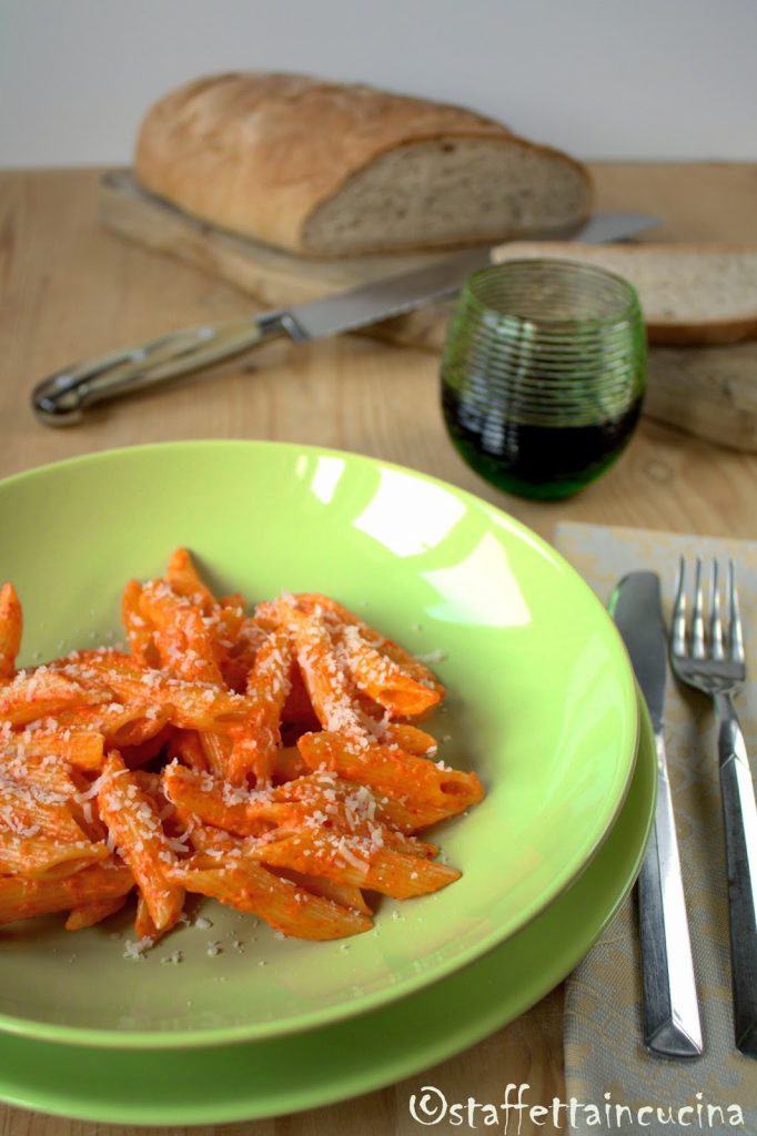 penne alla crema di peperoni