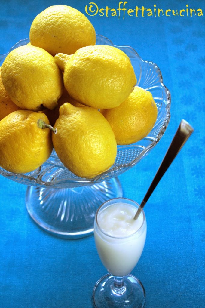 sorbetto di limone e zenzero