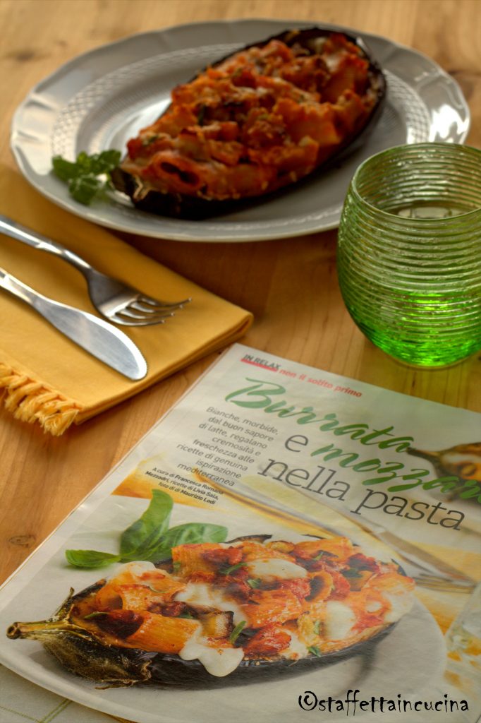 pasta in scrigno di melanzane