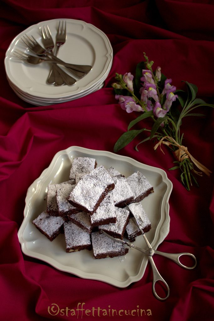 brownies ai frutti di bosco