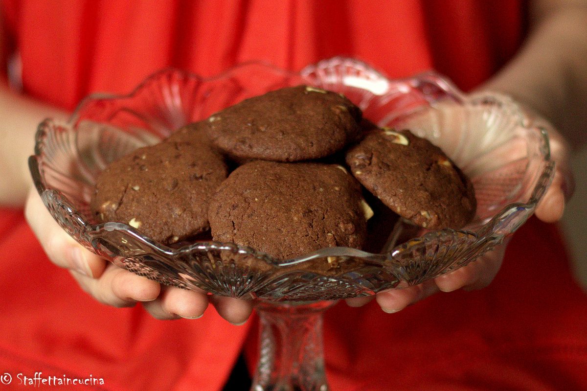 cookies al doppio cioccolato
