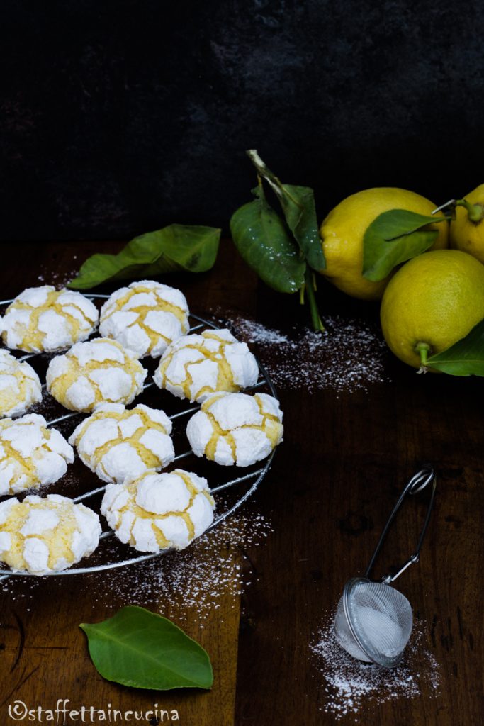 lemon crinkle cookies