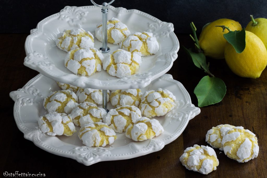 lemon crinkle cookies