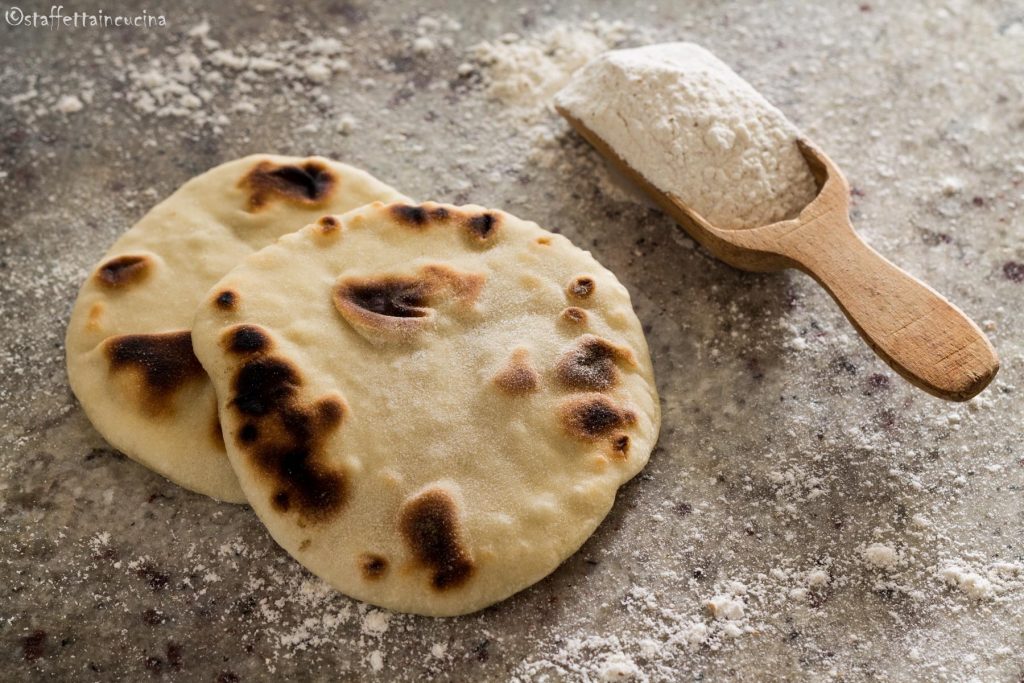 pita con esubero di pasta madre