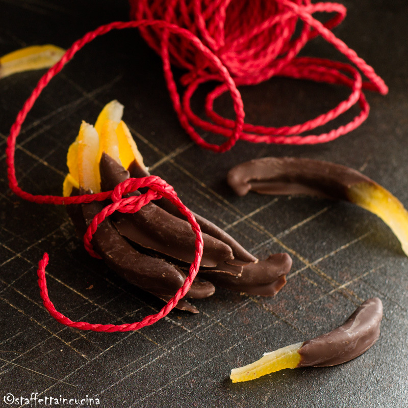 cioccolatini all'arancia candita