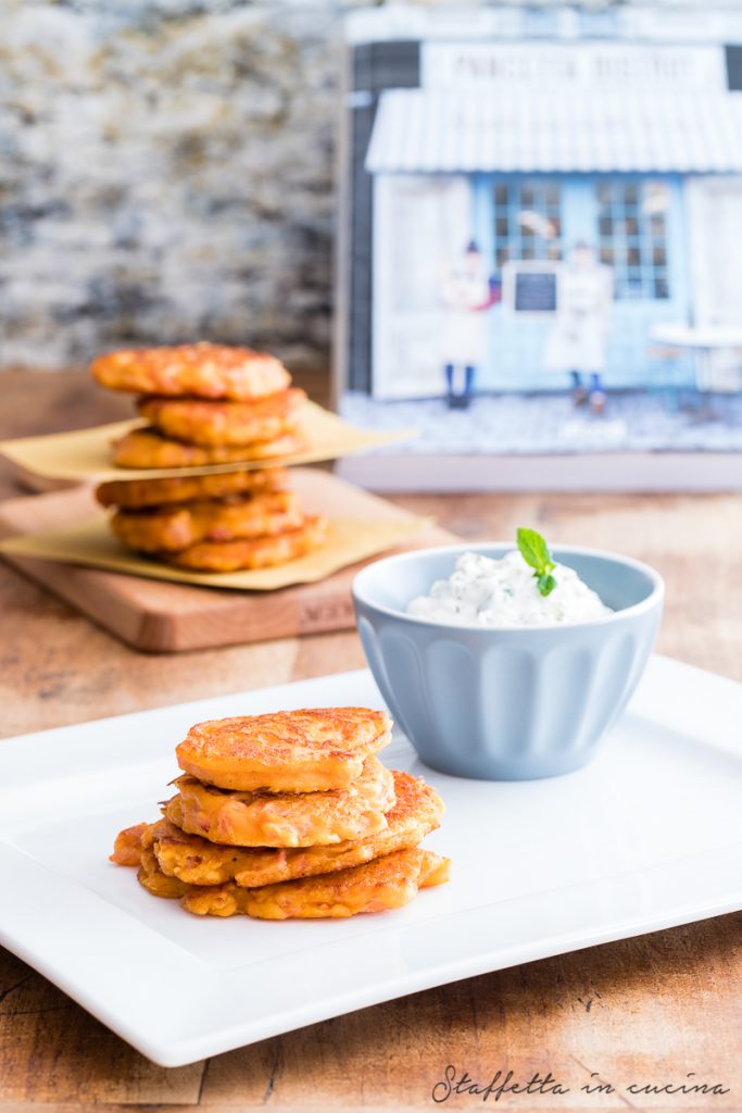 frittelle di feta e pomodori