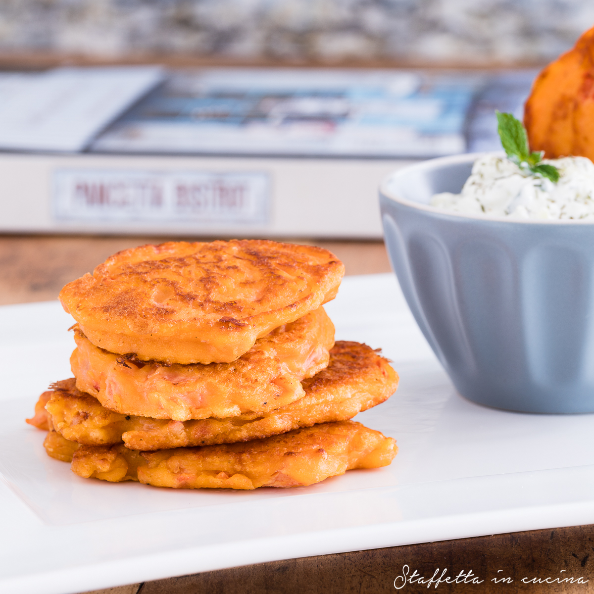 frittelle di feta e pomodori