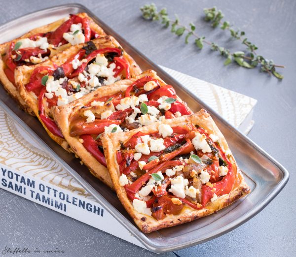 Sfoglie peperoni e feta sfoglie peperoni e feta