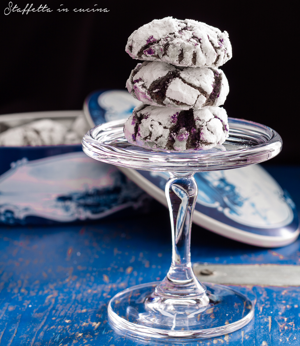 crinkle cookies ai mirtilli