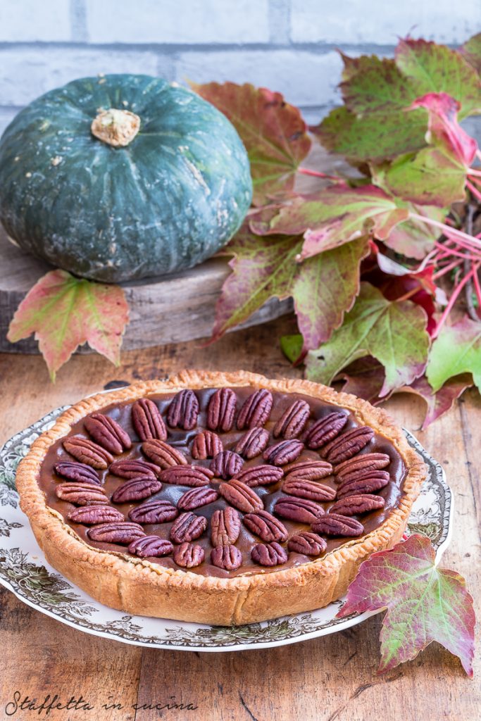 crostata di zucca e noci pecan