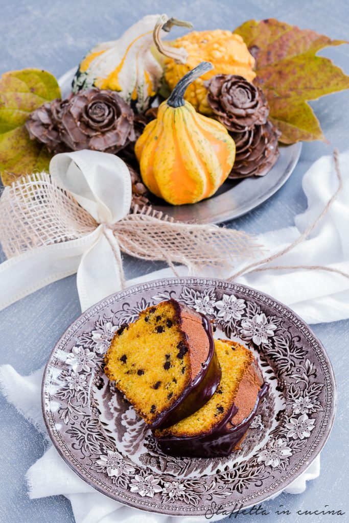 torta di zucca e cioccolato