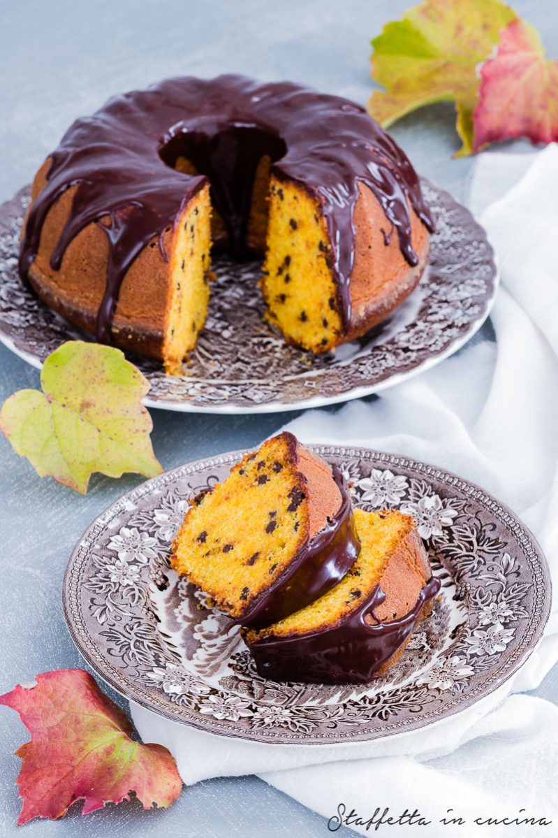 torta di zucca e cioccolato