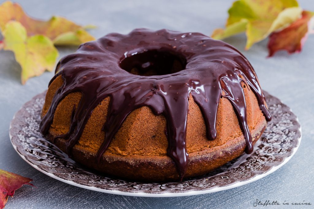 torta di zucca e cioccolato