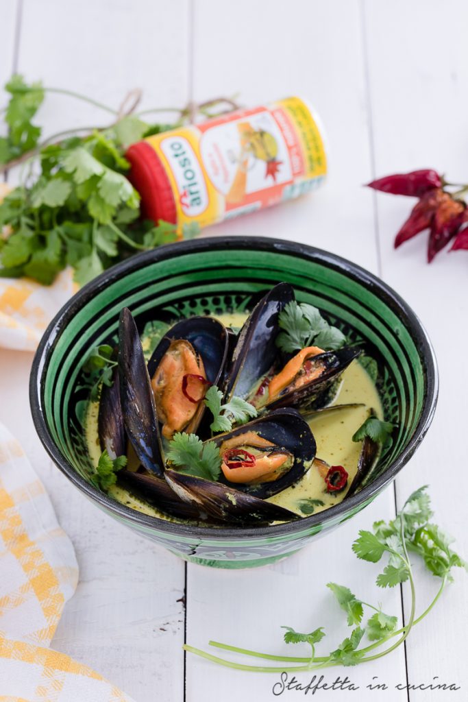 zuppa di cozze al curry