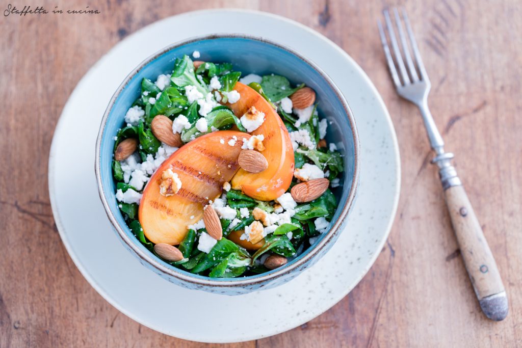 insalata di cachi e feta