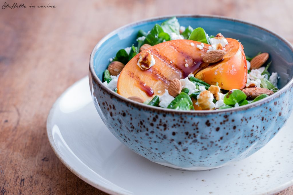 insalata di cachi e feta