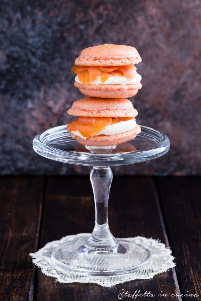 macarons salati salmone e limone