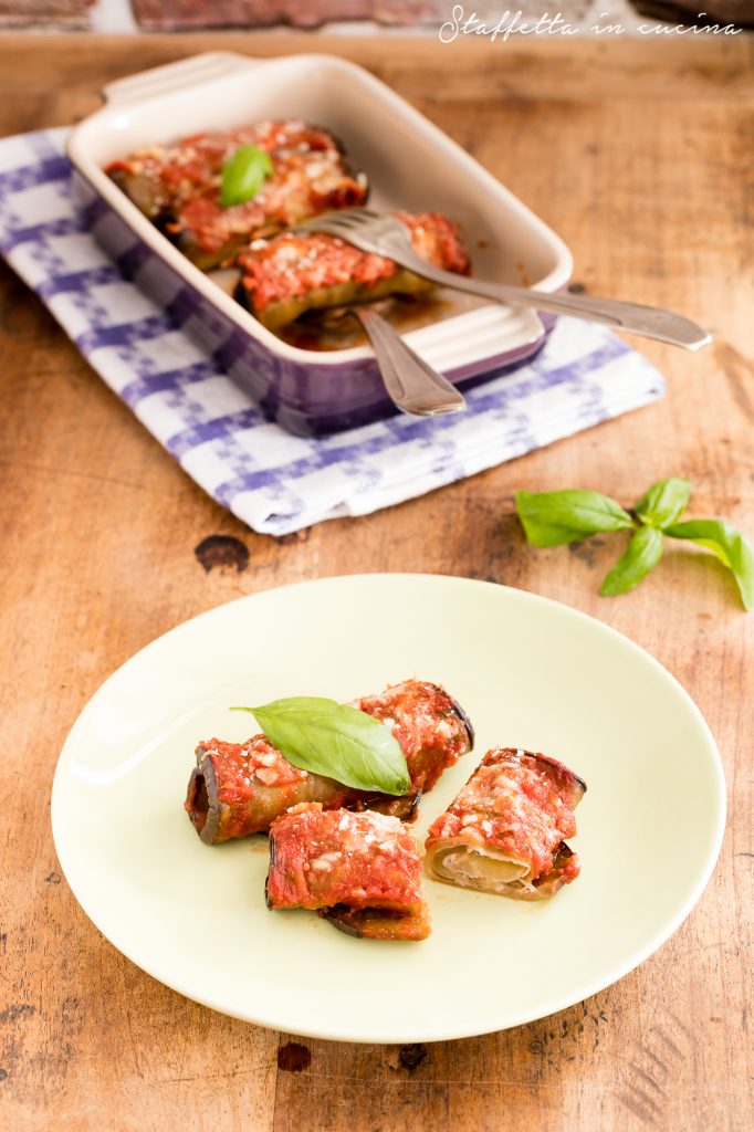 involtini di melanzane fritte