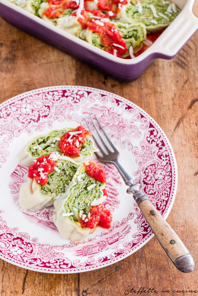 Rotolo di ricotta e spinaci