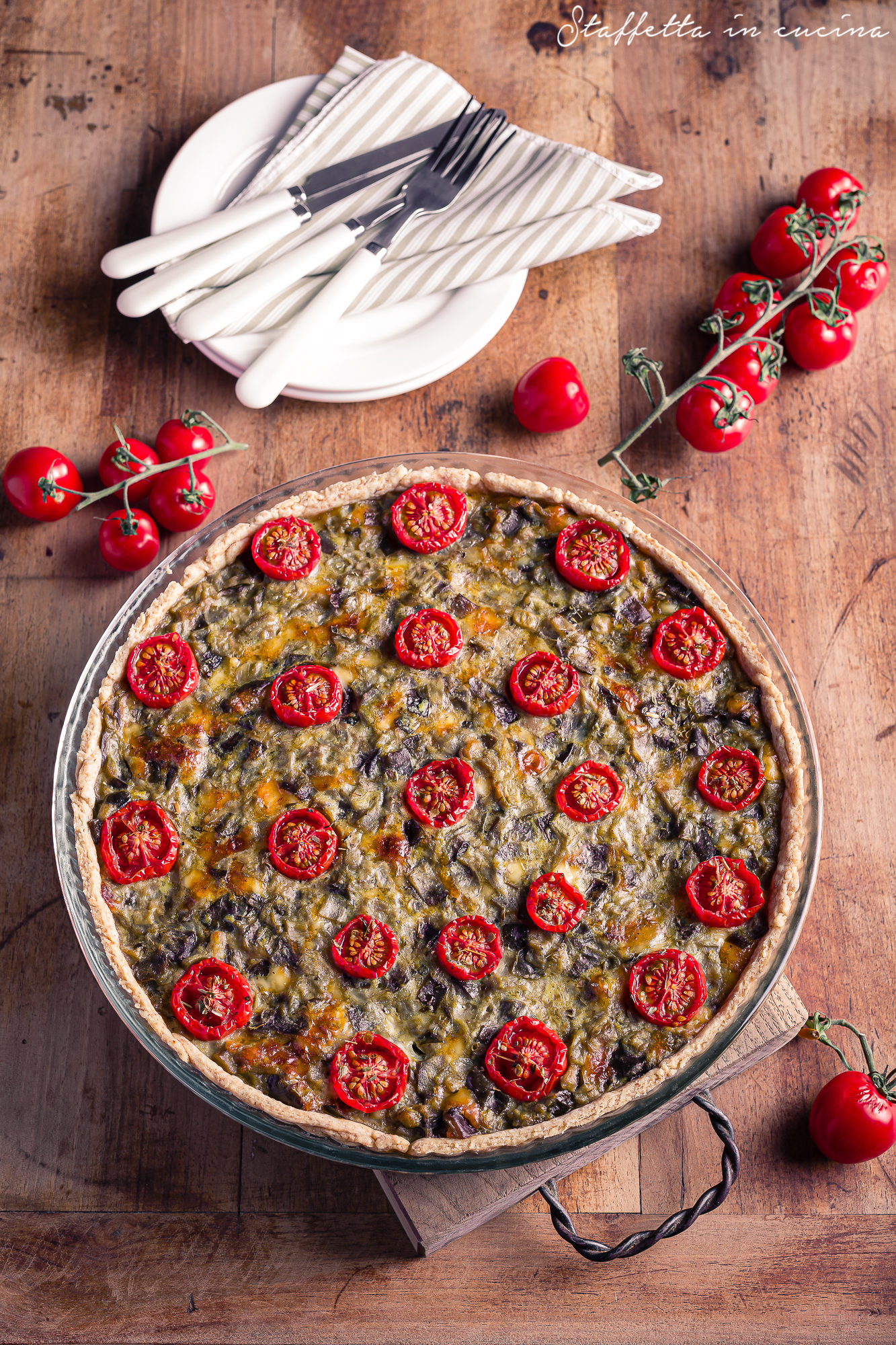 torta salata di melanzane