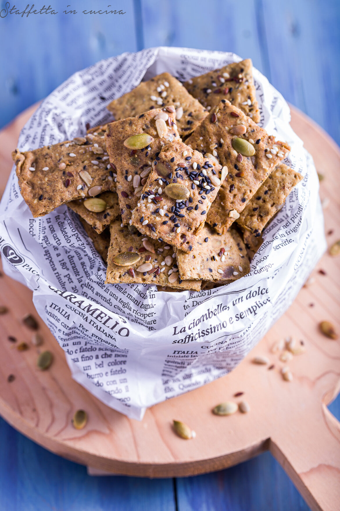 Crackers integrali o knackebrod